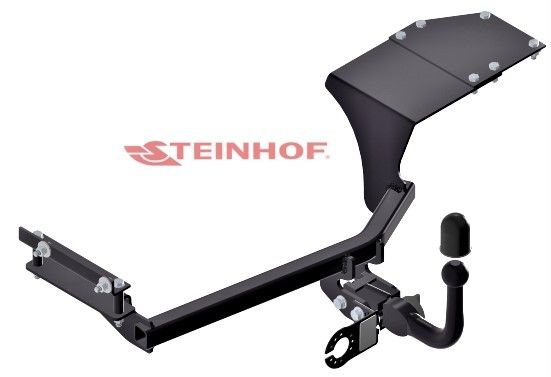 STEINHOF Tow Bar fits SUZUKI Splash 2008-2014 – Detachable swan neck [S-375]