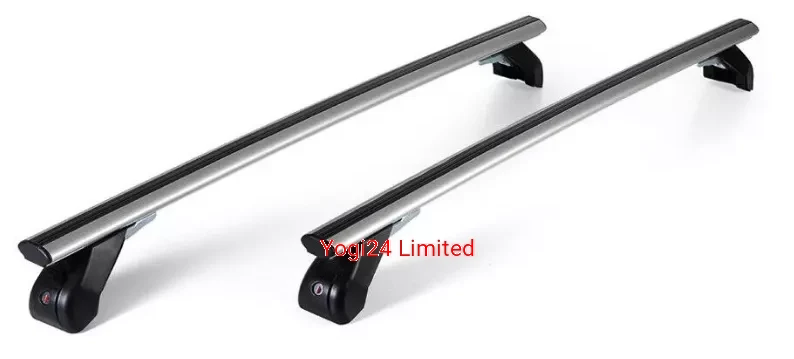 FABBRI Roof Rack fits FIAT Doblo MPV 5-door 2009-2022 (fixed points) – Aluminium aero bars 124 cm