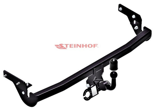 STEINHOF Tow Bar fits PEUGEOT 207 2006-2015 – Detachable swan neck [P-028]
