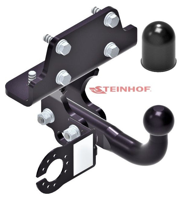 STEINHOF Tow Bar fits TOYOTA Land Cruiser 2003-2009 – Fixed swan neck [T-163]