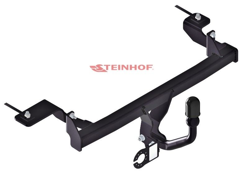 STEINHOF Tow Bar fits FIAT Panda II 4x4 2004-2011 – Fixed swan neck [F-123]