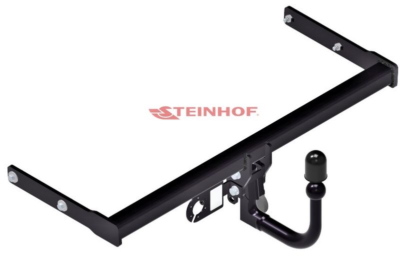 STEINHOF Tow Bar fits SKODA Fabia III 2015-2018 – Detachable swan neck [S-279]