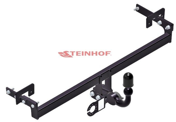 STEINHOF Tow Bar fits SUZUKI Celerio II 2014-2021 – Detachable swan neck [S-381]