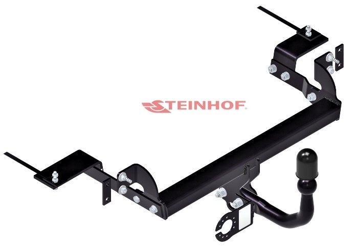 STEINHOF Tow Bar fits FIAT 500 2007-2024 – Fixed swan neck [F-043]