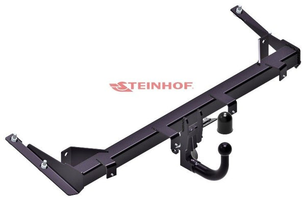 STEINHOF Tow Bar fits VOLKSWAGEN Caddy III 2004-2015 – Detachable swan neck [V-029]