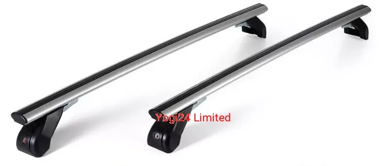FABBRI Roof Rack fits ISUZU D-Max PICK-UP 5-door 2020-present (normal roof) – Aluminium aero bars 124 cm