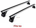 FABBRI roof rack for Renault Rafale SUV 5 Door 2024 Present Normal Roof Aluminium Aero Bars