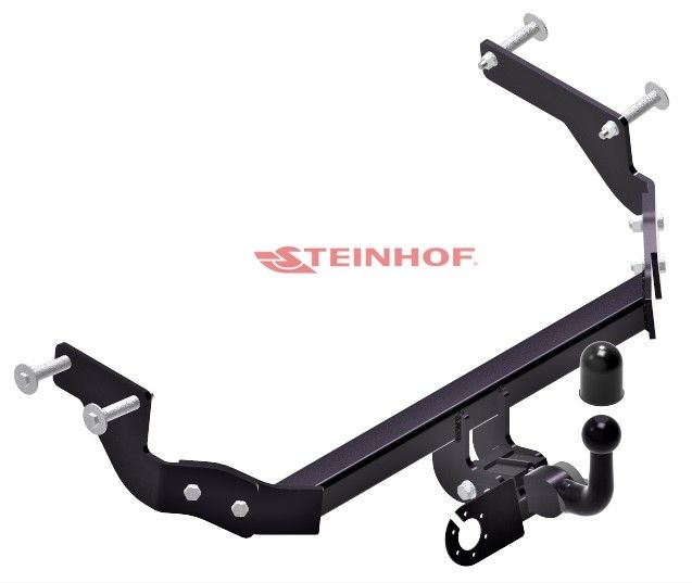 STEINHOF Tow Bar fits FIAT Fiorino 2016-2024 – Detachable swan neck [F-073]