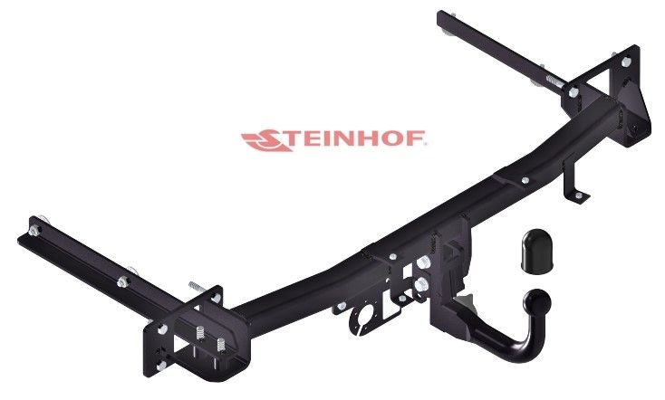 STEINHOF Tow Bar fits MERCEDES BENZ C-Class Saloon (W 203) 2000-2007 – Detachable swan neck [M-114]