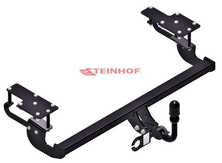 STEINHOF Tow Bar fits FIAT Sedici 2006-2014 – Detachable swan neck [F-144]