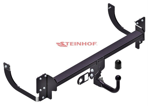 STEINHOF Tow Bar fits PEUGEOT 407 2004-2008 – Detachable swan neck [P-043]