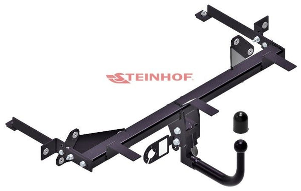 STEINHOF Tow Bar fits FIAT 500 L 2017-2022 – Detachable swan neck [F-077]