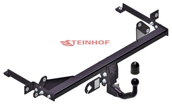 STEINHOF Tow Bar fits FIAT 500 L 2012-2017 – Detachable swan neck [F-046]