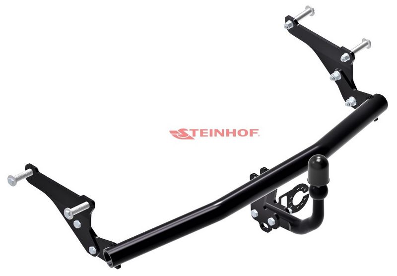STEINHOF Tow Bar fits RENAULT Modus I 2004-2012 – Fixed swan neck [R-049]