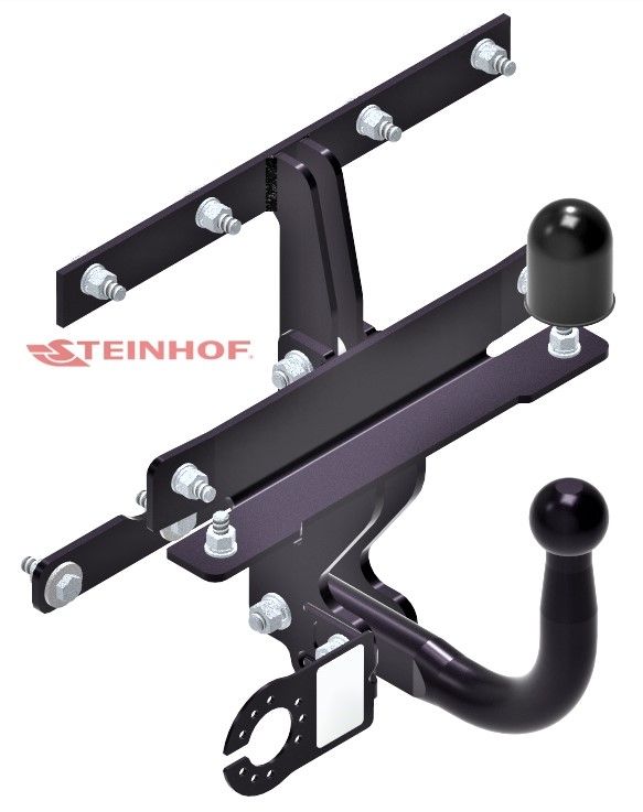 STEINHOF Tow Bar fits VOLVO C30 2006-2012 – Fixed swan neck [V-276]