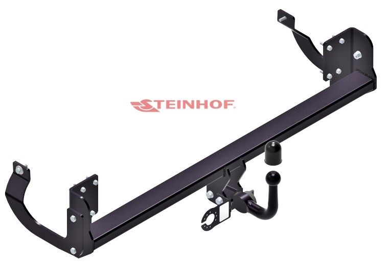 STEINHOF Tow Bar fits PEUGEOT 407 2004-2011 – Detachable swan neck [P-041]