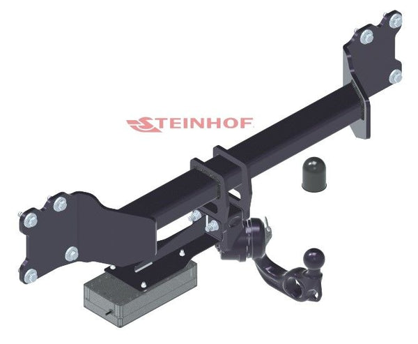 STEINHOF Tow Bar fits AUDI Q7 II 2015-2019 – Electrically retractable [A-127]