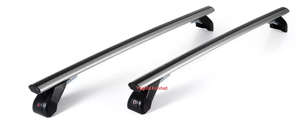 FABBRI Roof Rack fits TOYOTA Avensis (mk III) Estate (T27) 2009-2018 (raised roof rails) – Aluminium aero bars 110 cm
