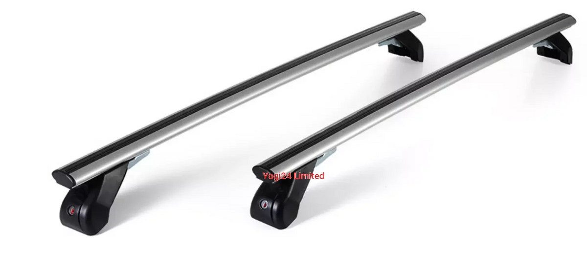 FABBRI Roof Rack fits VOLKSWAGEN Caddy (mk III) 2008-2020 (fixed points) – Aluminium aero bars 124 cm