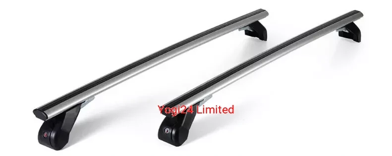 FABBRI Roof Rack fits MERCEDES BENZ GLE-Class (C292) SUV 5-door 2015-2018 (fixed points) – Aluminium aero bars 124 cm