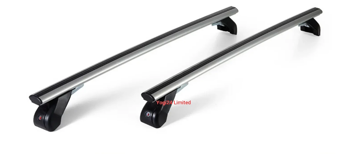 FABBRI Roof Rack fits BMW X6 (E71)SUV 5-door 2008-2014 (normal roof) – Aluminium aero bars 124 cm