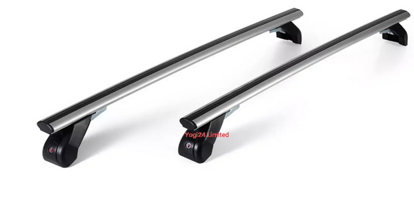 FABBRI Roof Rack fits FORD Edge SUV 5-door 2016-2021 (normal roof) – Aluminium aero bars 124 cm
