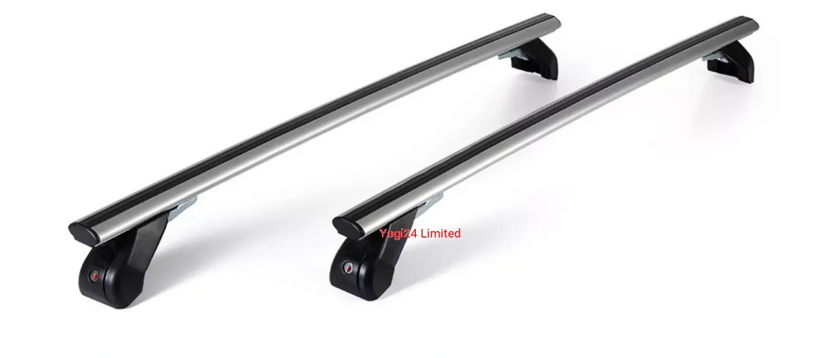 FABBRI Roof Rack fits TOYOTA Yaris Cross SUV 5-door 2021-present (normal roof) – Aluminium aero bars 110 cm