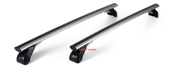 FABBRI Roof Rack fits RENAULT Clio Hatchback 5-door 2005-2013 (normal roof) – Aluminium aero bars 110 cm