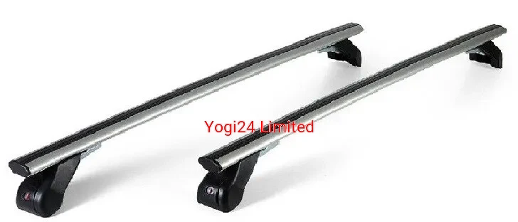 FABBRI Roof Rack fits FORD Fiesta (mk VI) Hatchback 3- 5-door 2008-2017 (normal roof) – Aluminium aero bars 110 cm