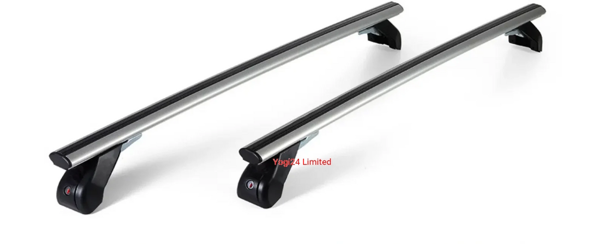 FABBRI Roof Rack fits VOLKSWAGEN Polo (6R/6C) Hatchback 5-door 2009-2017 (normal roof) – Aluminium aero bars 110 cm