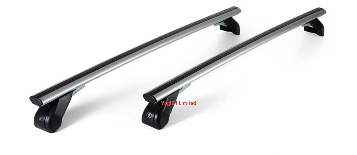 FABBRI Roof Rack fits RENAULT Zoe Hatchback 5-door 2014-2024 (normal roof) – Aluminium aero bars 110 cm