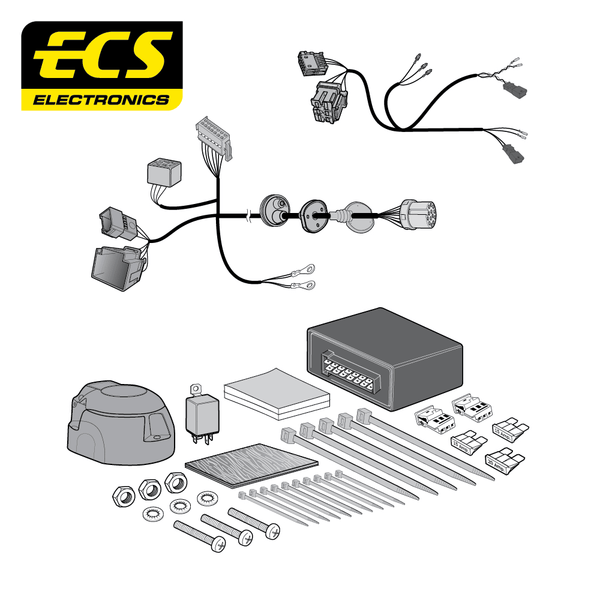 ECS 13-pin Towbar Wiring Kit – Audi / VW (multi-fit) 2015–2023 [AU06813MU]