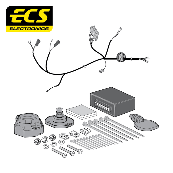 ECS 7-pin Towbar Wiring Kit – Audi A6 / A7 Sportback 2018–2023 [AU07707U]