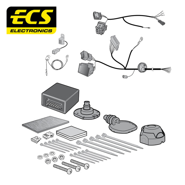 ECS 7-pin Towbar Wiring Kit – Audi / VW (multi-fit) 2023+ [AU08007MU]