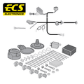 ECS 13-pin Towbar Wiring Kit – BMW 3 Series / X5 / X6 +1 more 2018+ [BW03113U]