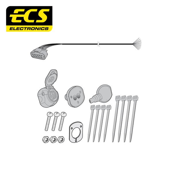 ECS 13-pin Towbar Wiring Kit – Chevrolet / Vauxhall (multi-fit) 2006+ [CH006DLU]