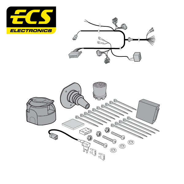 ECS 13-pin Towbar Wiring Kit – Honda CR-V 2007–2012 [HN86013U]