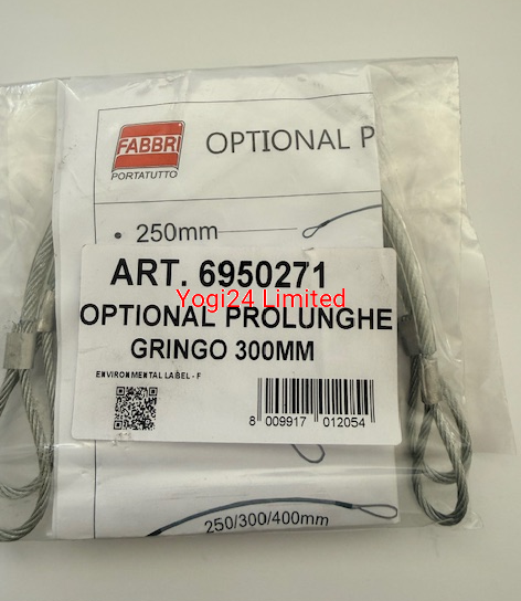 Option for FABBRI Gringo Ski/Bici (fixing cable 300mm)