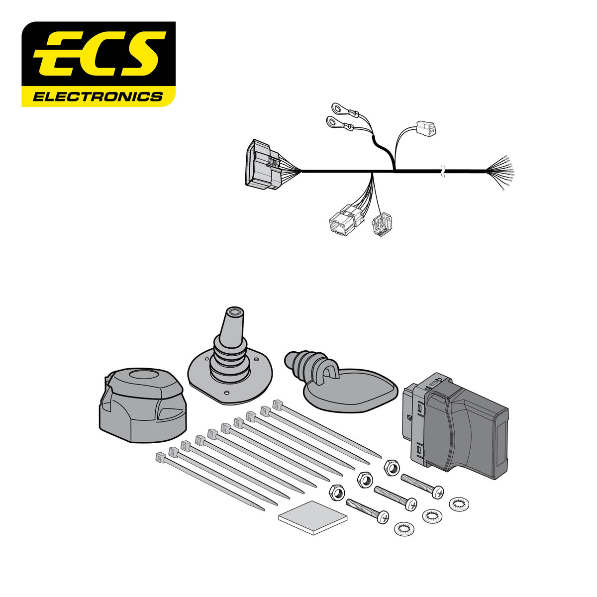 ECS 13-pin Towbar Wiring Kit – Jaecoo / Omoda (multi-fit) 2024+ [JA00113MU]