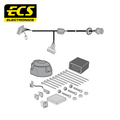 ECS 13-pin Towbar Wiring Kit – Land Rover Discovery 5 2021+ [LR02713U]