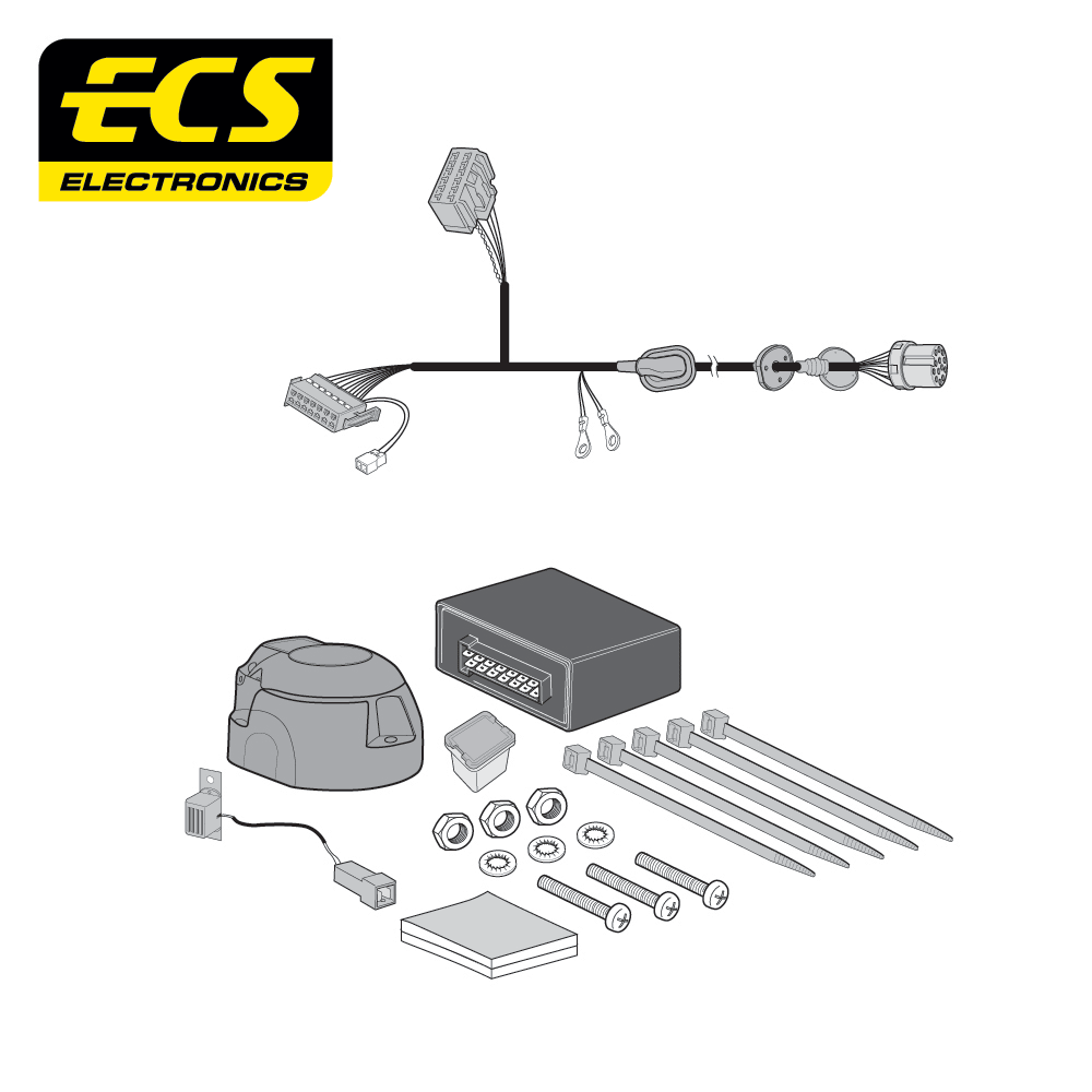 ECS 13-pin Towbar Wiring Kit – Land Rover Defender 2020+ [LR02813U]
