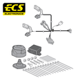 ECS 13-pin Towbar Wiring Kit – Nissan / Renault / Vauxhall (multi-fit) 2010–2024 [OP054DLU]