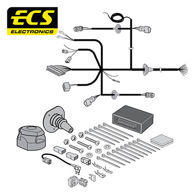 ECS 13-pin Towbar Wiring Kit – SsangYong Rodius 2013+ [SY01813U]