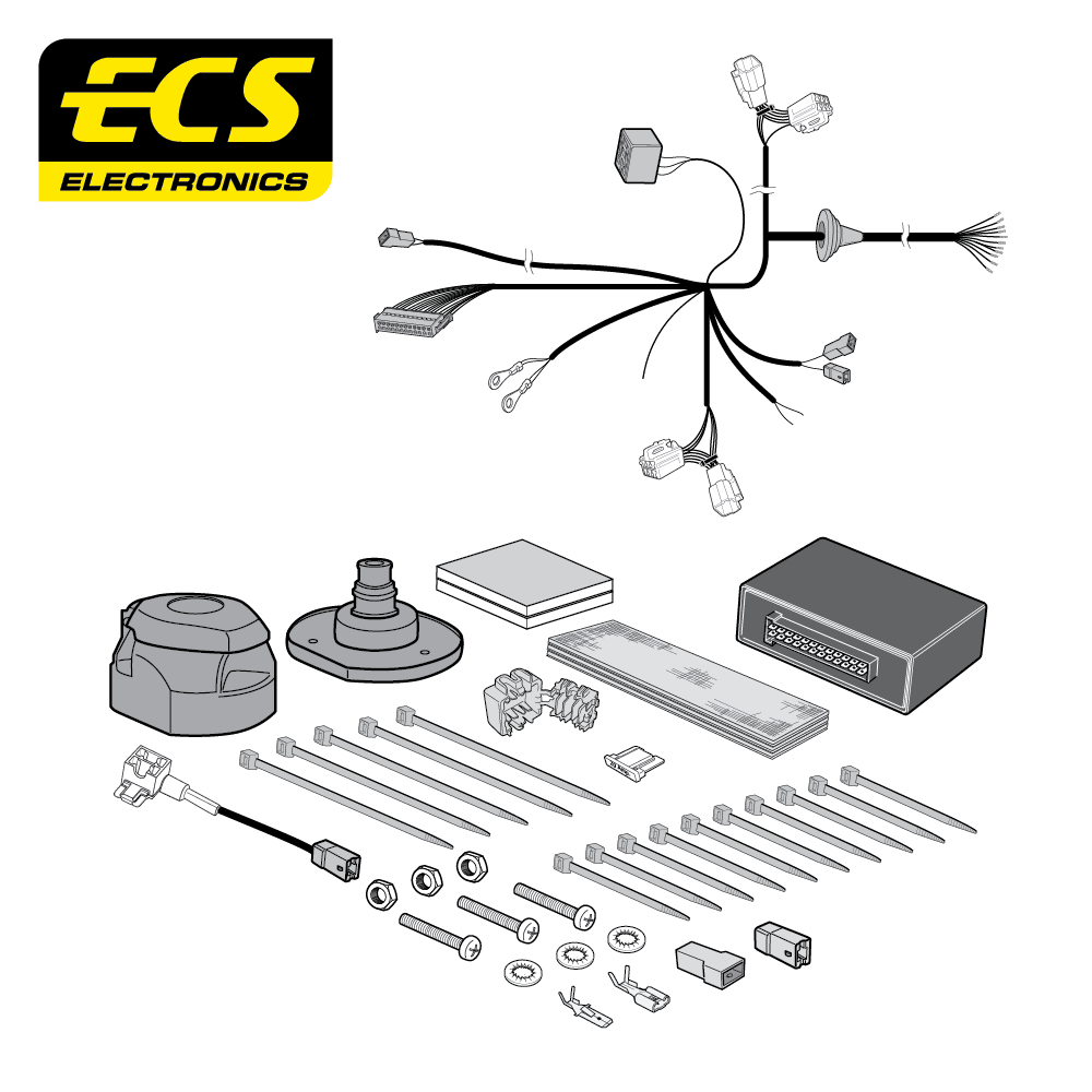 ECS 13-pin Towbar Wiring Kit – Suzuki Ignis 2017+ [SZ04613U]