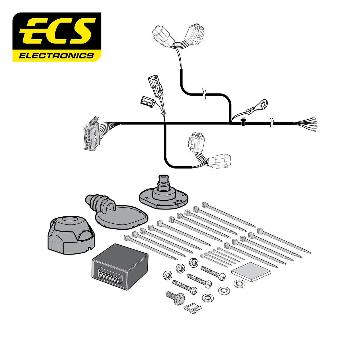 ECS 7-pin Towbar Wiring Kit – Suzuki / Toyota (multi-fit) 2025+ [SZ05907MU]