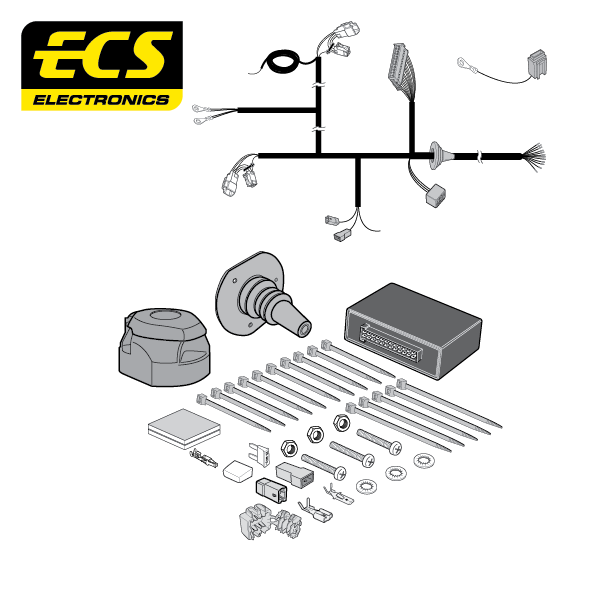 ECS 13-pin Towbar Wiring Kit – Toyota Avensis 2009+ [TO27613U]