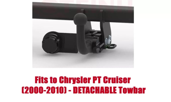 STEINHOF Tow Bar fits CHRYSLER PT Cruiser 2000-2010 – Detachable swan neck [C-216]