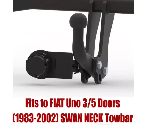 STEINHOF Tow Bar fits FIAT Uno 1983-2002 – Fixed swan neck [F-145/1]