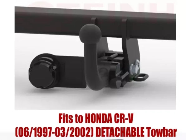 STEINHOF Tow Bar fits HONDA CR-V 1997-2002 – Detachable swan neck [H-078]