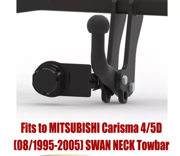 STEINHOF Tow Bar fits MITSUBISHI Carisma 2000-2005 – Fixed swan neck [M-300/1]